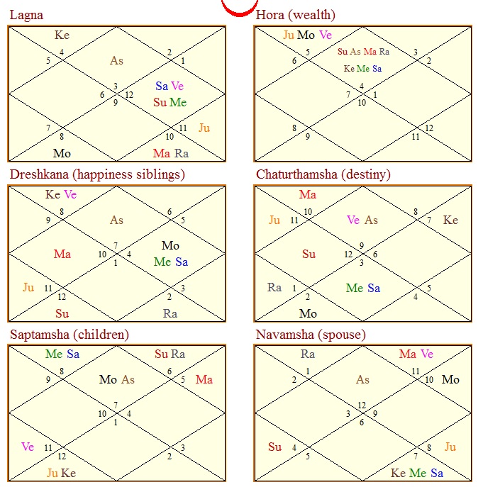 Divisional Charts in astrology